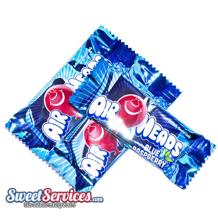 Airheads Blue Raspberry Taffy Mini Bars - 5lbs