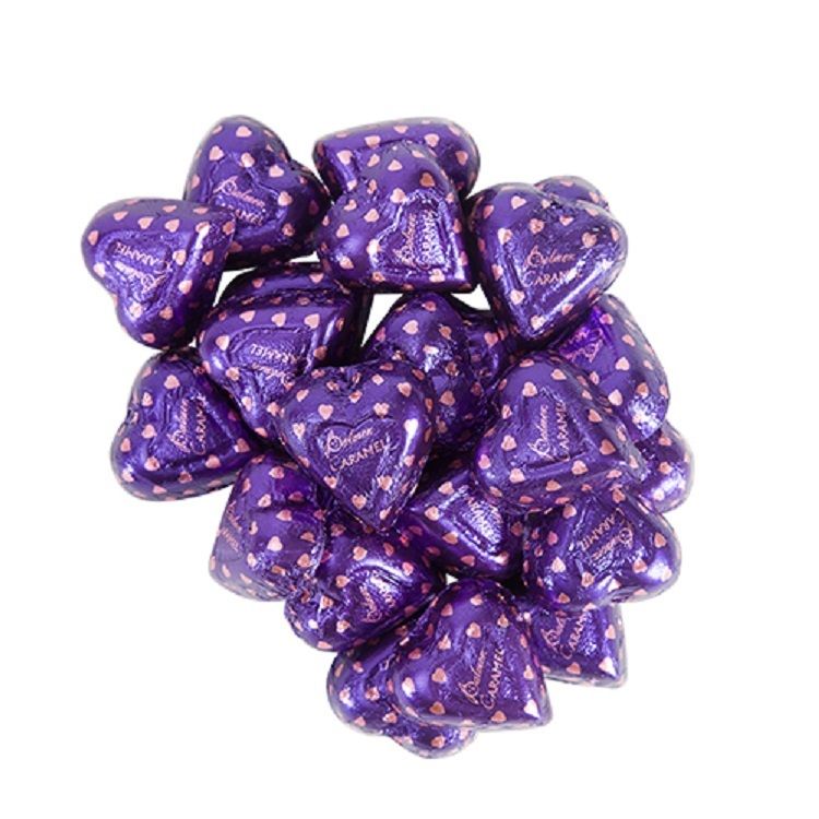 Palmer Caramel Hearts ~ 5lb bag. 