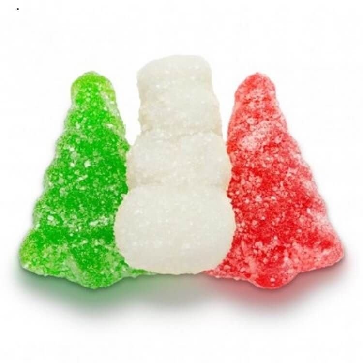 Albanese Gummi Snowmen & Trees with Snow ~ 5lb Bag 