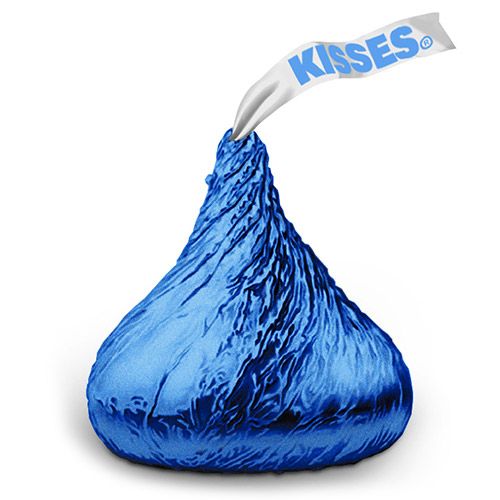 Hershey Dark BLue Kisses ~ 4.1lb Bag 