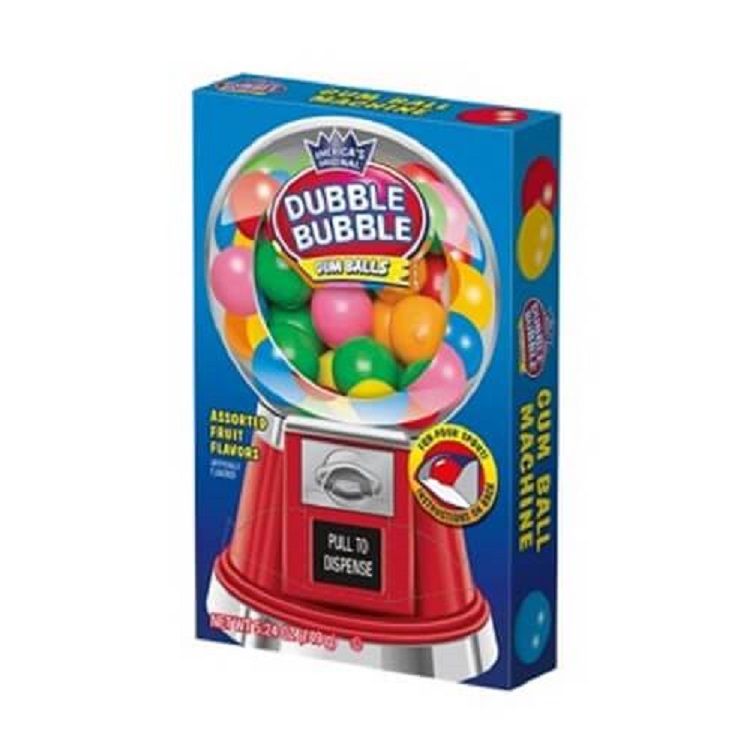 Dubble Bubble Gum Balls Machine Box