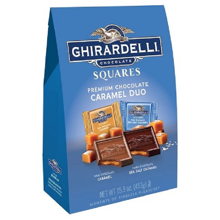 Ghirardelli Caramel Duo Squares