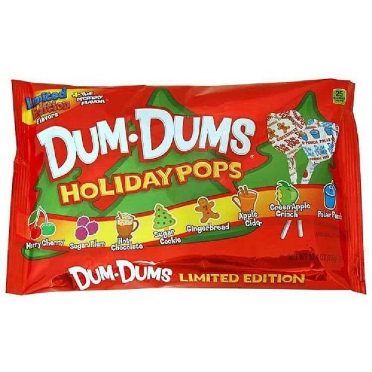 Dum Dum Holiday Mini Pops ~ 200 Ct. Bag
