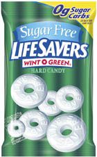 Lifesavers Sugar Free Wint-o-Green Singles - 12 ~ 2.75oz Bags