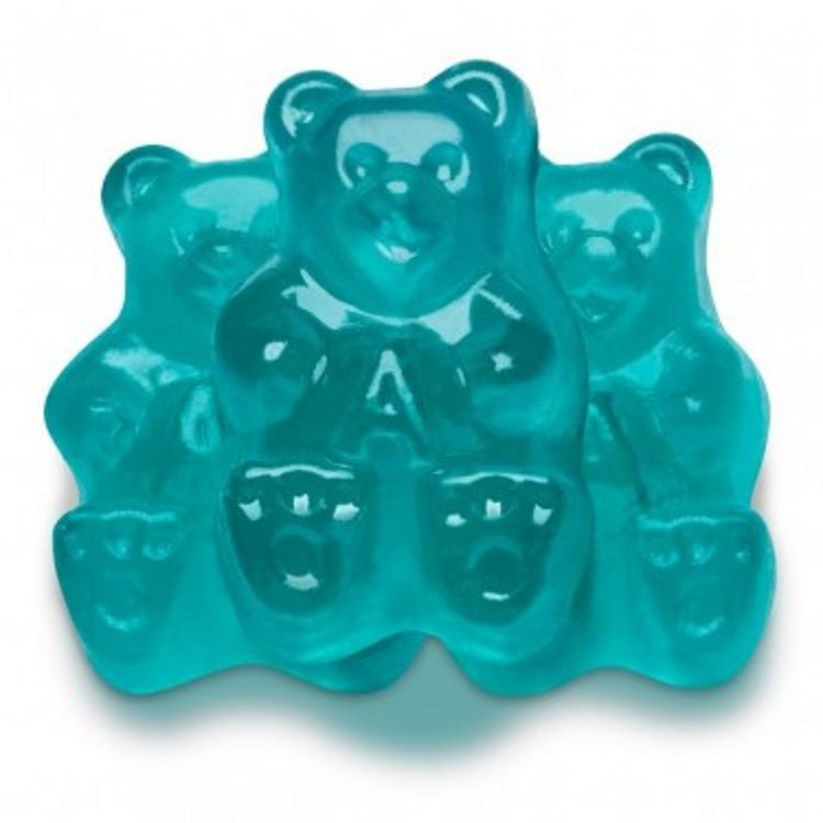 Albanese Light Blue Watermelon Gummi Bears ~ 5lb Bag   