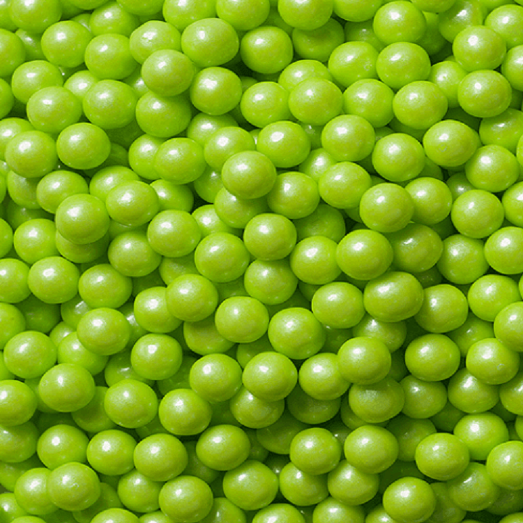 Shimmer Lime Green Candy Beads ~ 2lbs.    