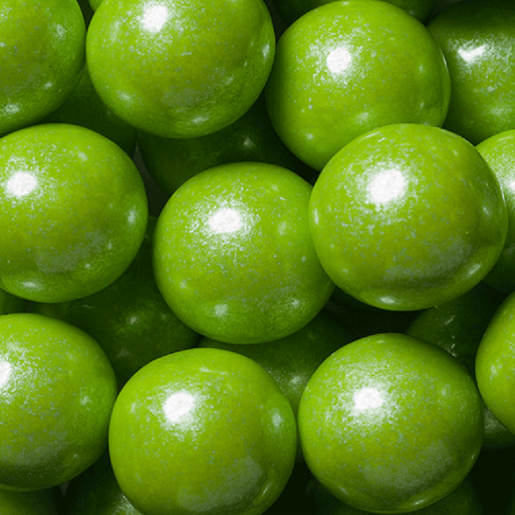 Shimmer Lime Green Gumballs ~ 2lbs 