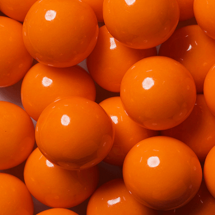 Shimmer Orange Gumballs ~ 2lbs 