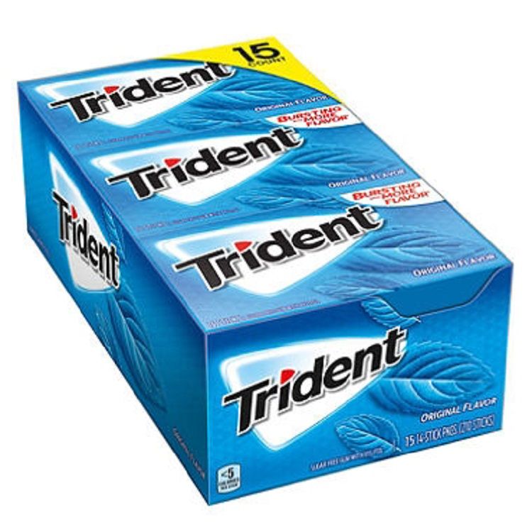Trident Original Sugar Free Gum ~ 15ct   