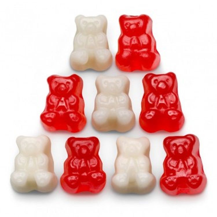 Albanese Red & White Peppermint Polar Gummi Bear Cubs~ 5lb Bag