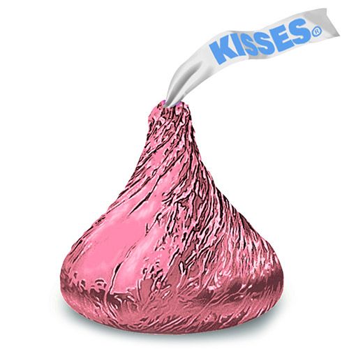 Hershey Pink Kisses 200 Count Bag  