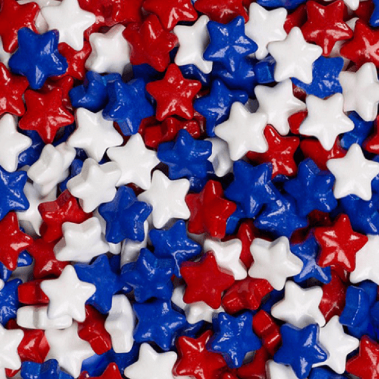 Red White and Blue Candy Stars ~ 2lbs.