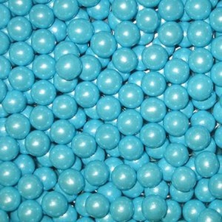 Shimmer Powder Blue Sixlets ~ 2lbs.   