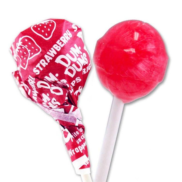 Strawberry Dum Dum Pops