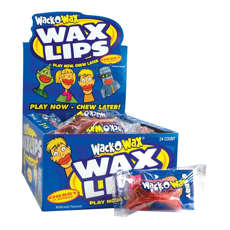 Wack-O-Wax Lips ~ 24 Count Box