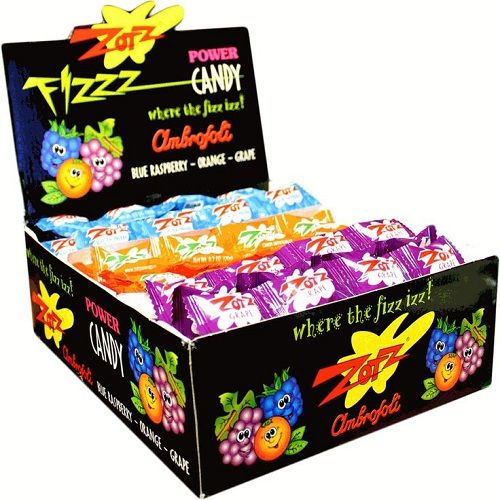 Zotz ~ Blue Raspberry - Orange - Grape 