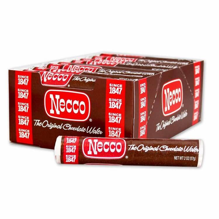 Necco Chocolate Wafers 24 Count