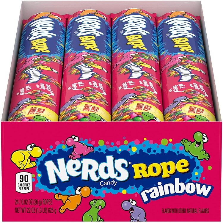 Rainbow Nerds Rope~24 Count