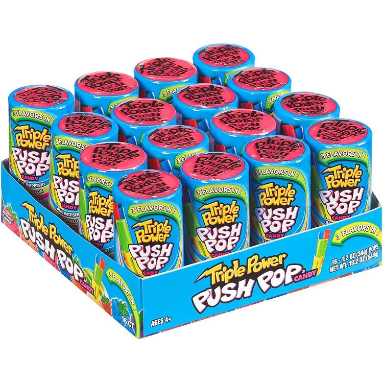 Triple Power Push Pops