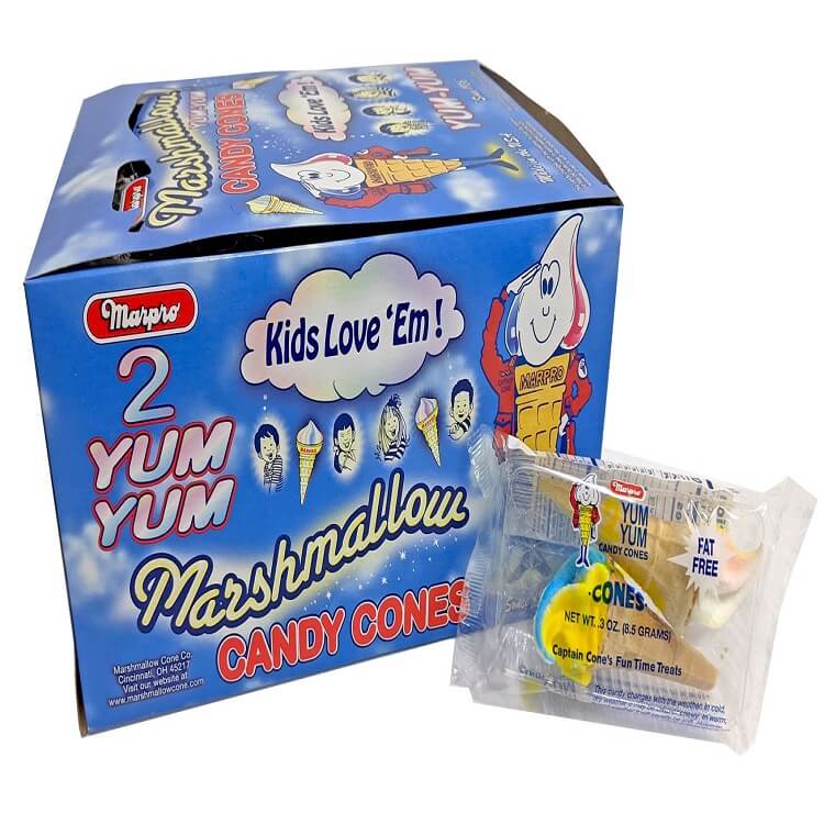Marshmallow Candy Cones ~2 Pack