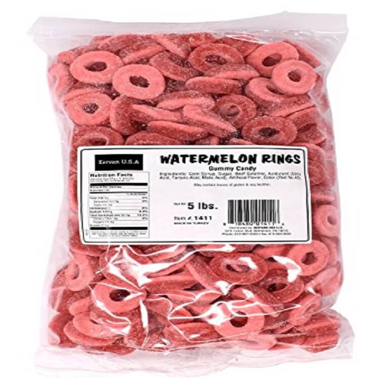 Kervan Gummi Watermelon Rings