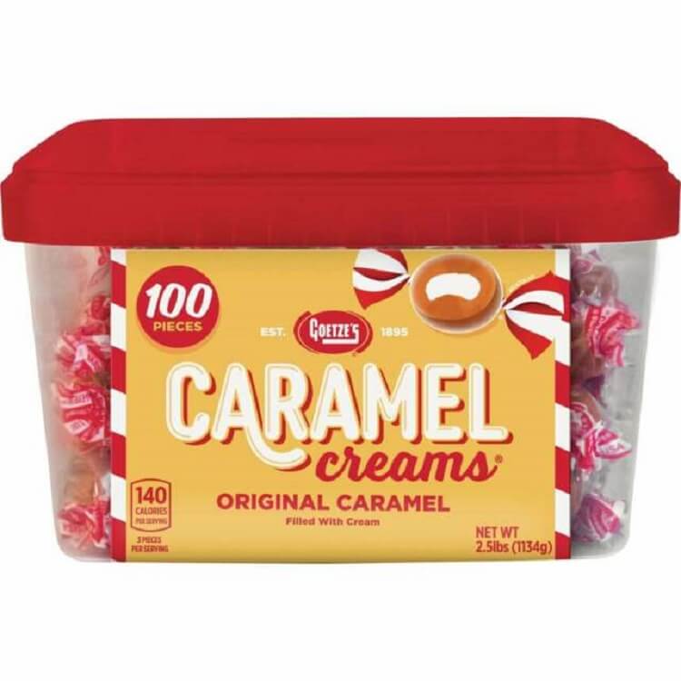 Goetze Caramel Creams Tub