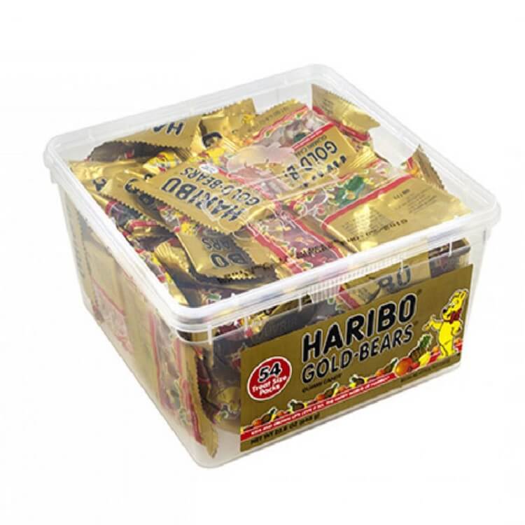 Haribo Gold Gummy Bears Tub