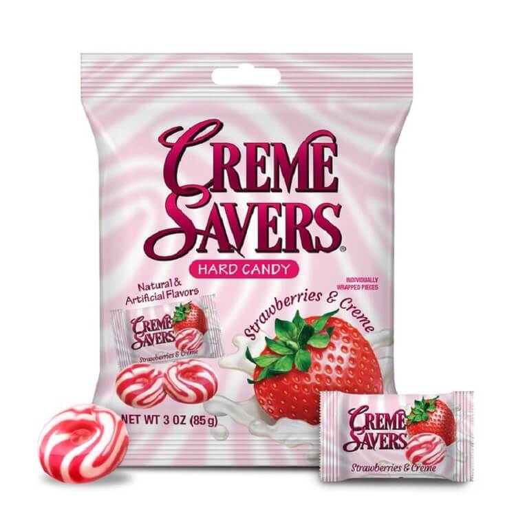 Creme Savers Strawberries & Creme