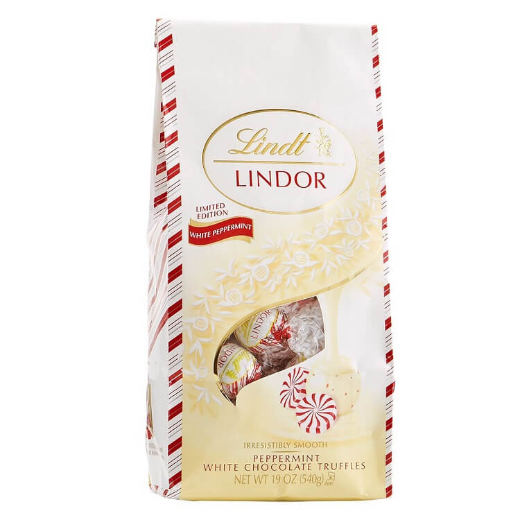 Lindt White Peppermint Truffles 
