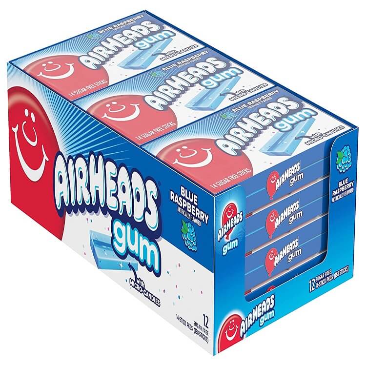 Airheads Blue Raspberry Gum