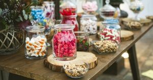 wedding candy bar
