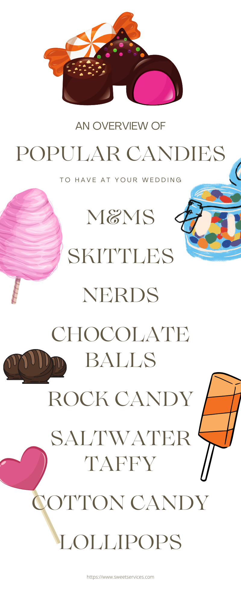 An Overview of Popular Candies To Have at Your Wedding