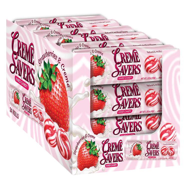 Creme Savers Strawberries & Creme Rolls