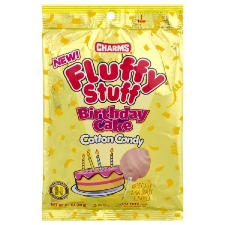 Fluffy Stuff Birthday Cake Cotton Candy 