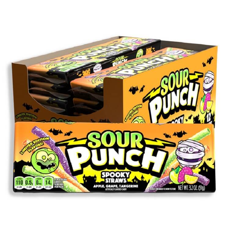 Sour Punch Spooky Straws