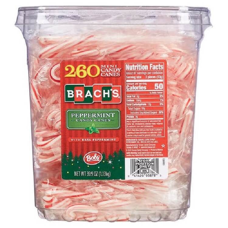 Brach's Mini Candy Canes - 260 Count 
