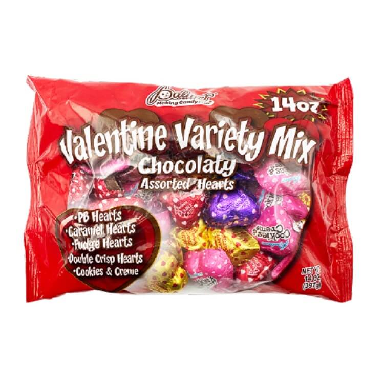 Valentine Hearts Variety Mix 14 Oz Bag