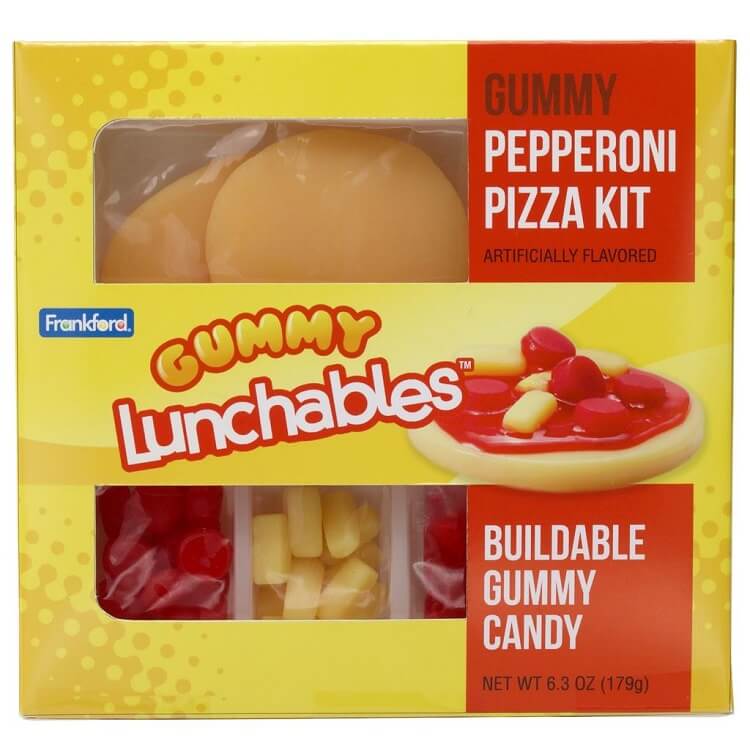 Gummy Lunchables Pepperoni Pizza 