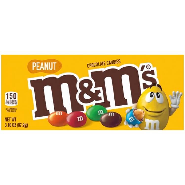 M&M Peanut Theater Box 3.1oz 