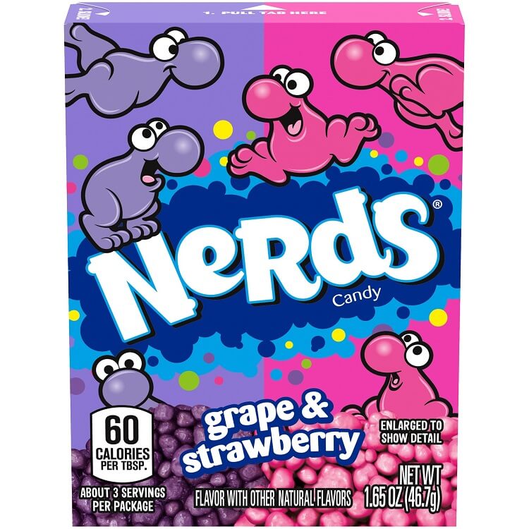 Nerds Candy Grape & Strawberry 1.65-oz. Box