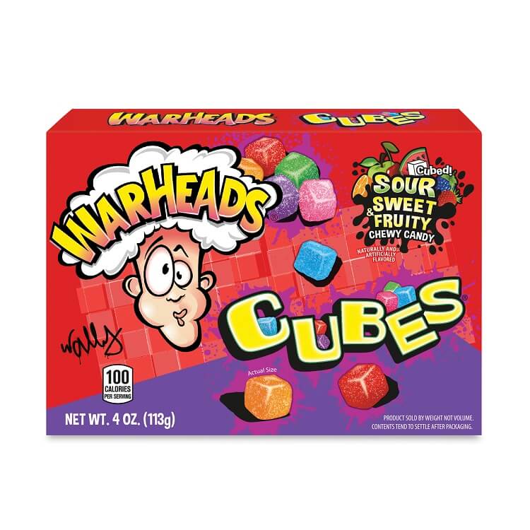 Warheads Chewy Cubes Theater Box