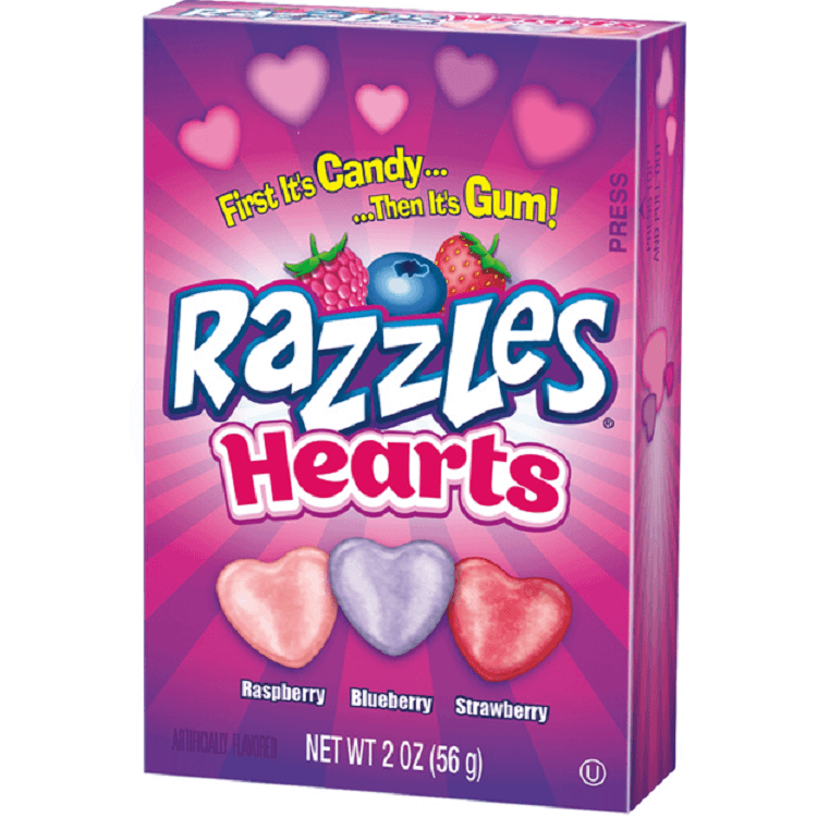 Razzles Hearts 24 Count