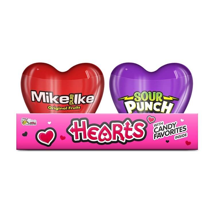 Sour Punch and Mike and Ike Sour Hearts