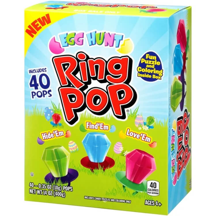 Easter Ring Pops - 40 Count