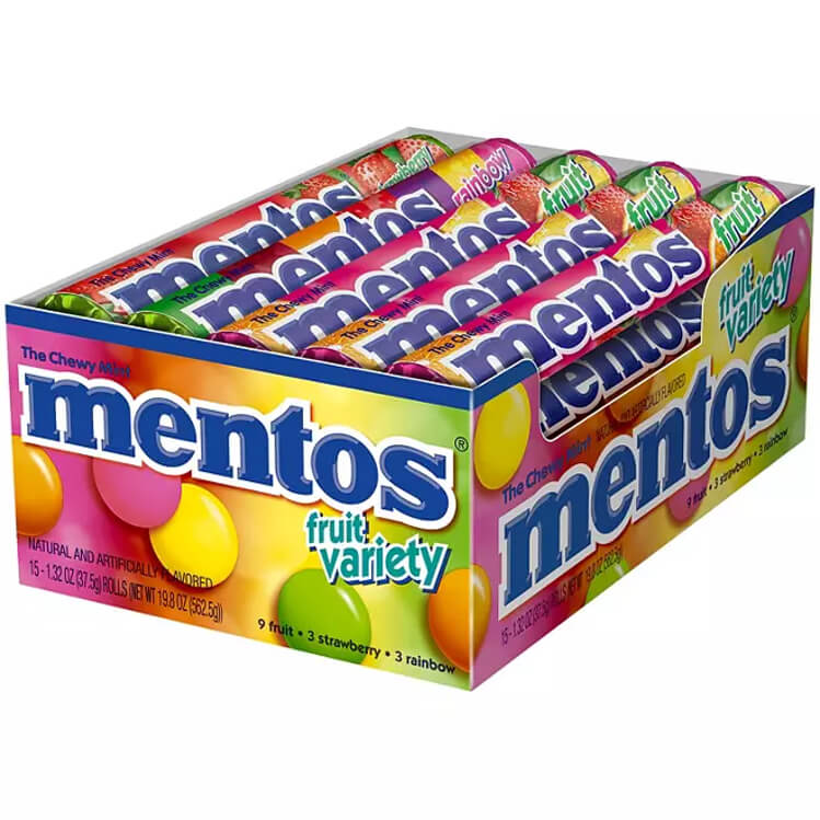 Mentos Fruit~15 Count
