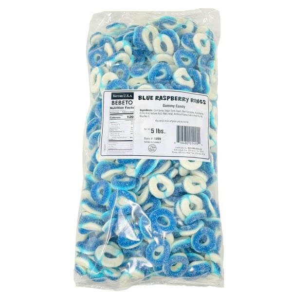 Kervan Gummi Blue Raspberry Rings