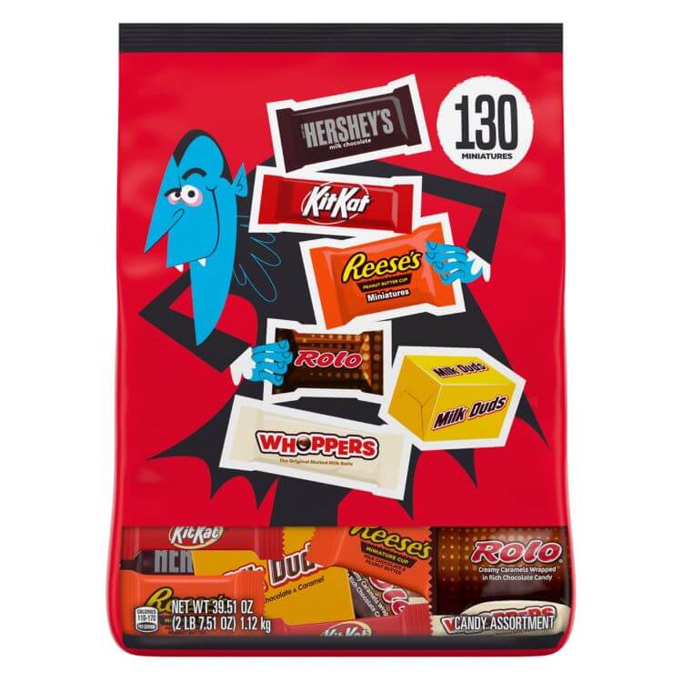 Halloween Hershey Variety Mix 130 Pieces   