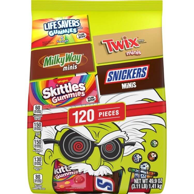 Assorted Mars Fun Size Mix 120 Pieces  