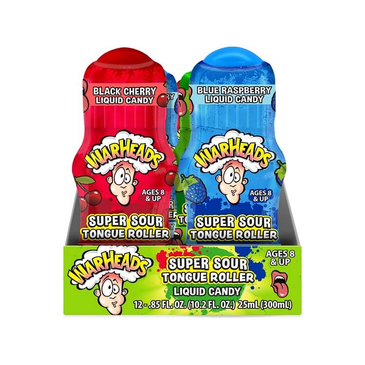 Warheads Super Sour Tongue Rollers