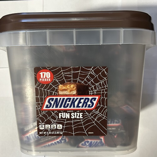 Fun Size Snickers Bucket